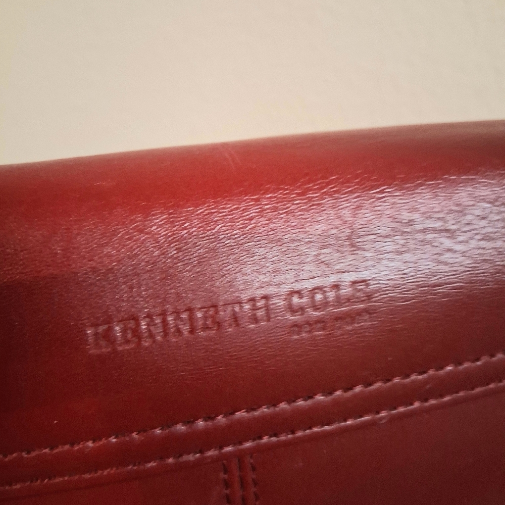 Kenneth Cole Red Handbag - Picture 3 of 9